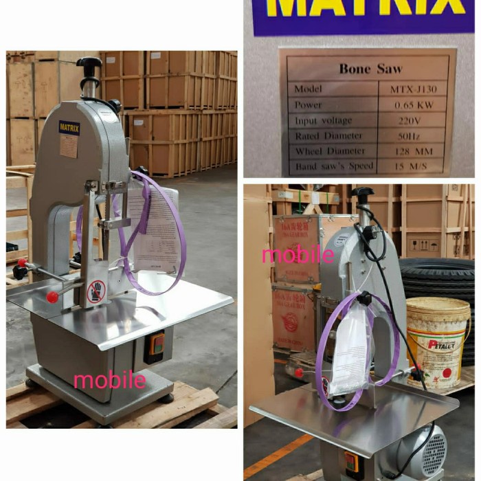 bonesaw pemotong tulang daging beku mtx-j130