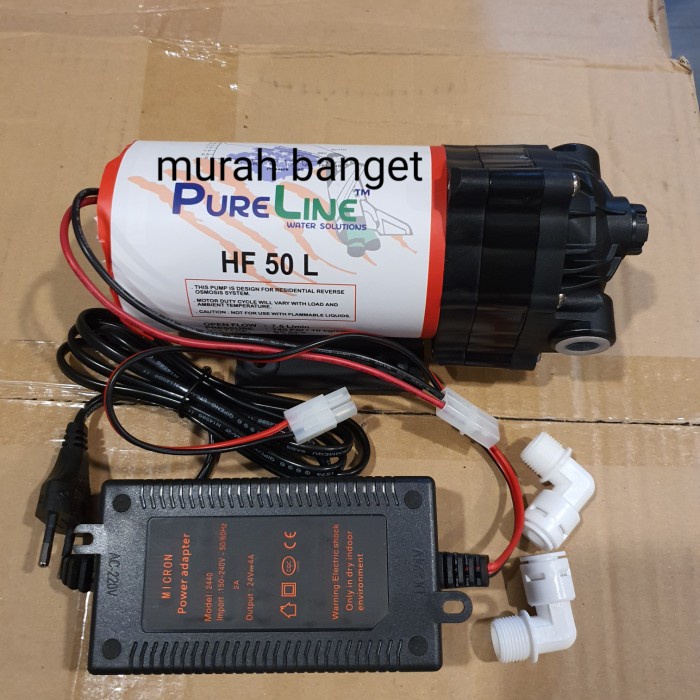 Water Booster Pump 36V Ro 500Gpd - Pompa Ro 500 Gpd