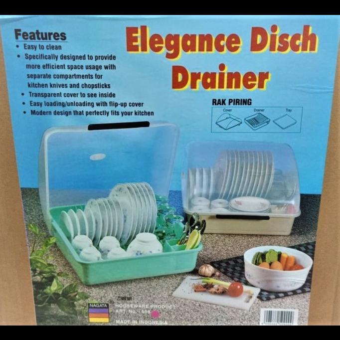 RAK TEMPAT PIRING TUTUP NAGATA 509 PLASTIK BUKAN ROVEGA