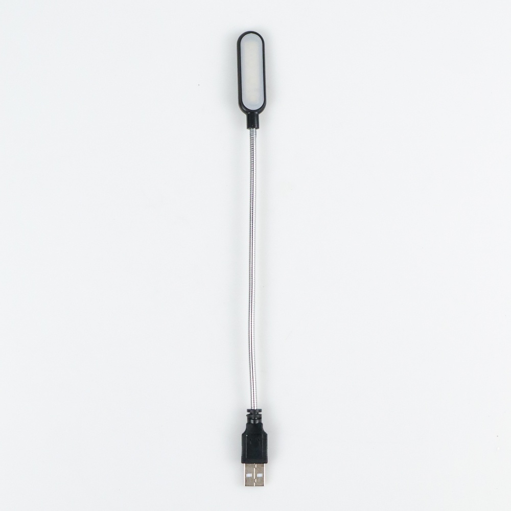 Aamasun Lampu Baca Mini LED USB Adjustable Cool White 5V - FM105 - Black