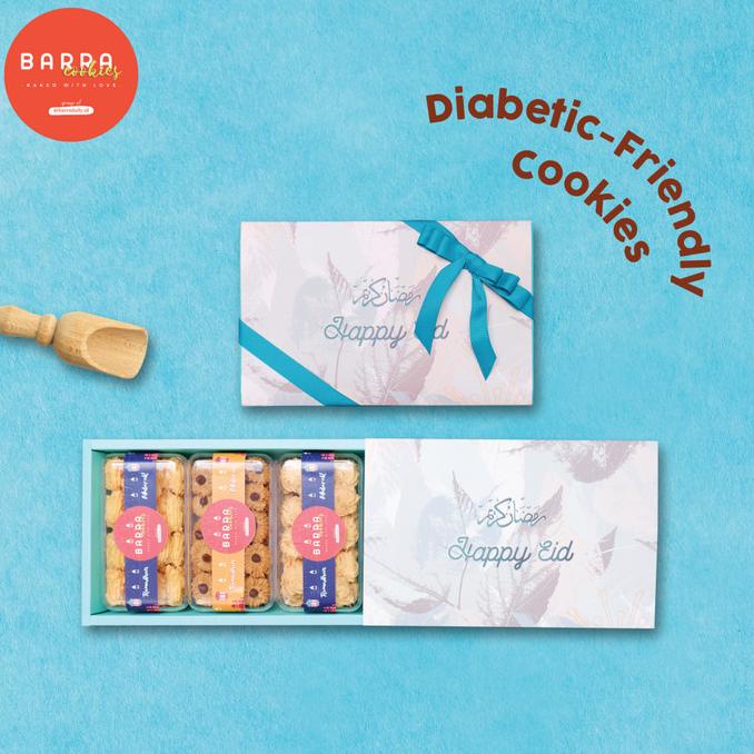 

HAMPERS KUE LEBARAN PREMIUM (DIABETES FIRENDLY COOKIES)