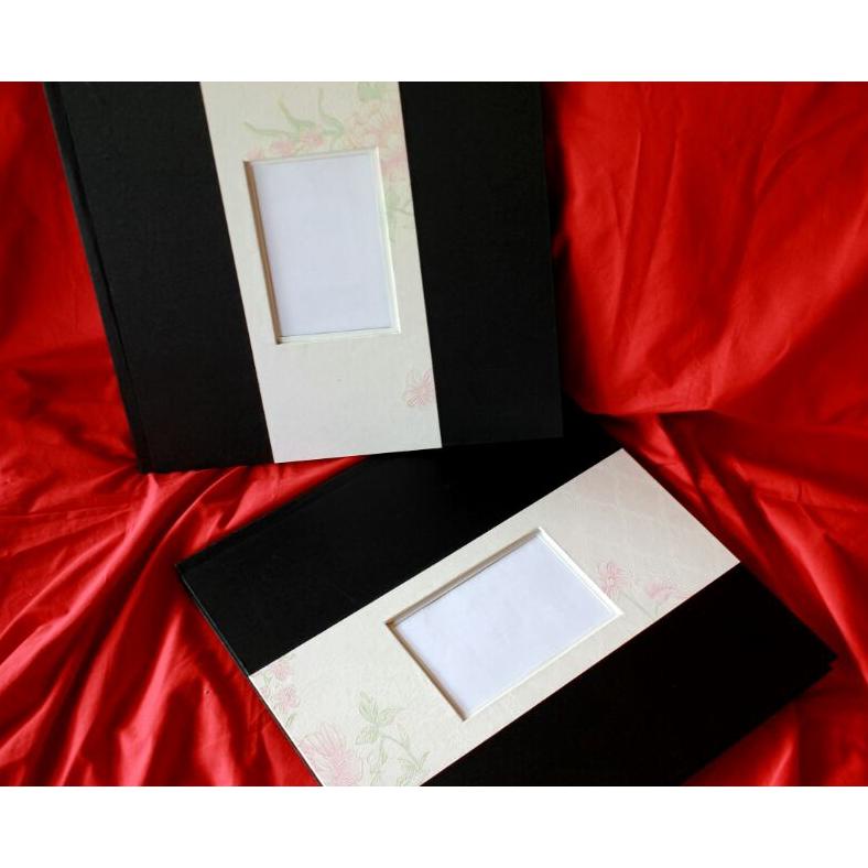 Kekinian ALBUM MAGNETIC/ 10 SHEET/ MEDIUM/ BLACK SHEET/ 60 FOTO ,,