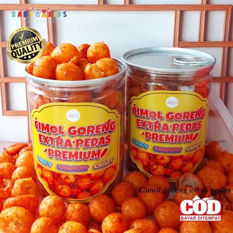 

Can Cimol Goreng Extra Pedas Kerupuk Pilus Kualitas Premium