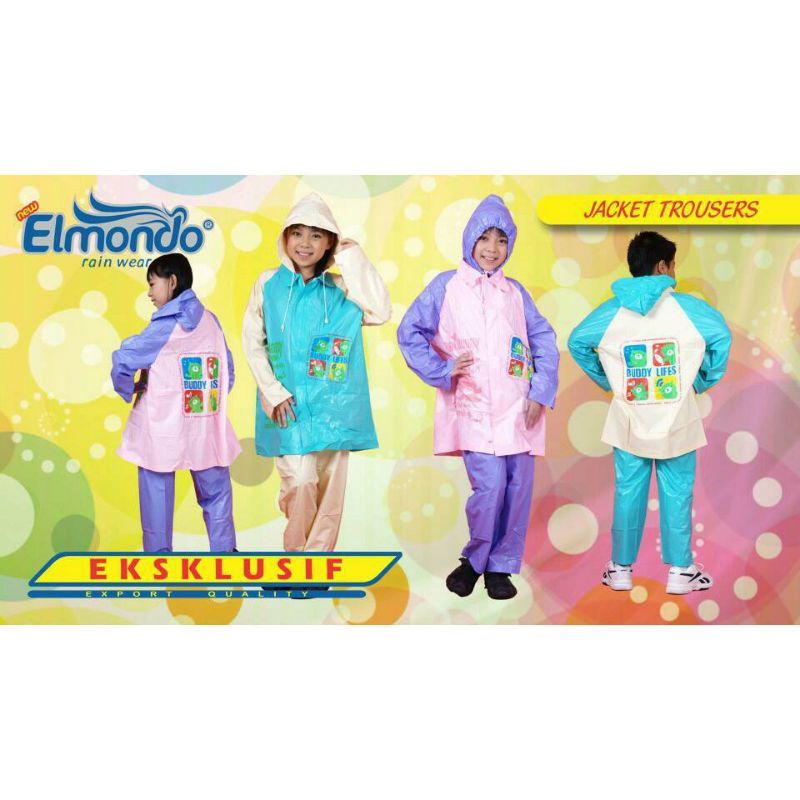 Elmondo setelan jas hujan setelan remaja Elmondo 601