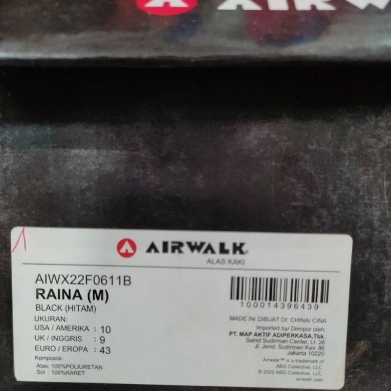 Sepatu Airwalk Raina (M)