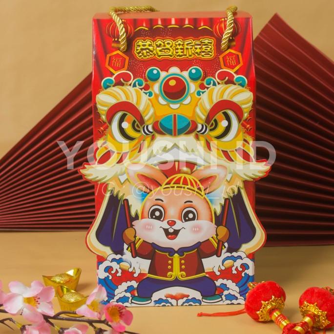 

Ready oke] Dus Kue Kering/Hampers Imlek CNY Sincia 3 Toples 500gram