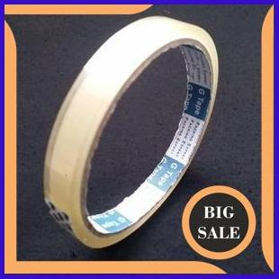 

Lakban Isolasi Kado Bening Tape 0.5 inch - Perekat Isolasi tools n parts 54PR23