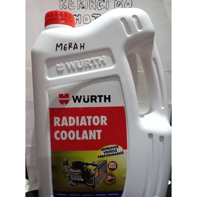 COOLANT RADIATOR WURTH MERAH - RADIATOR COOLANT RED WURTH pen
