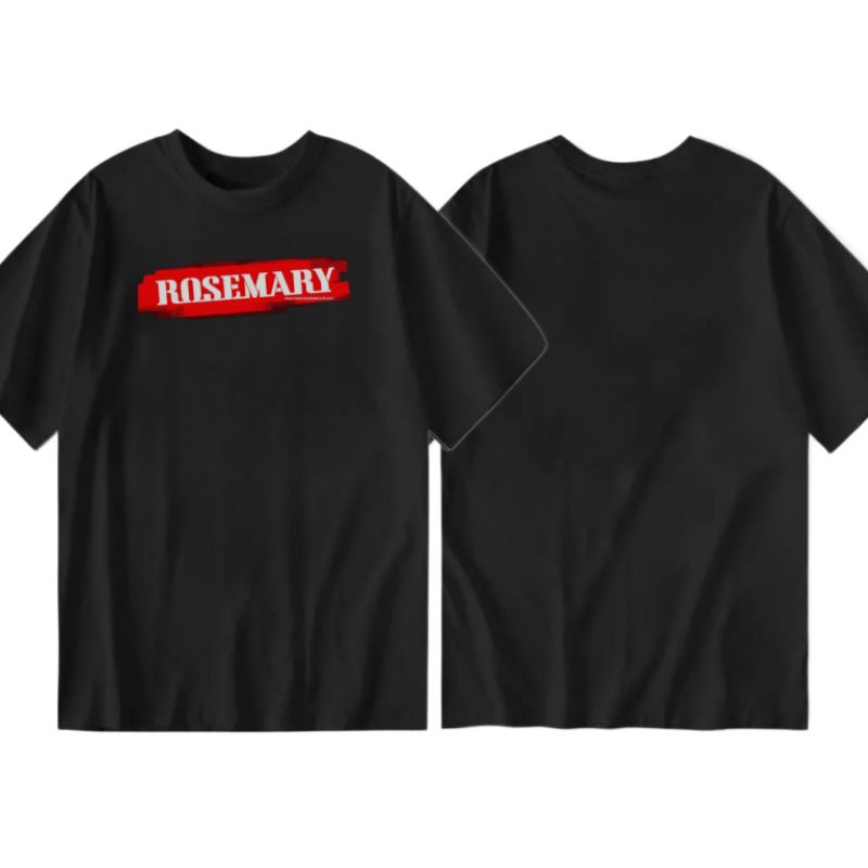 T Shirt Rosemary | Kaos Rosemary | Kaos Band Rosemary | Kaos Band | Rosemary | Hitam | Termurah