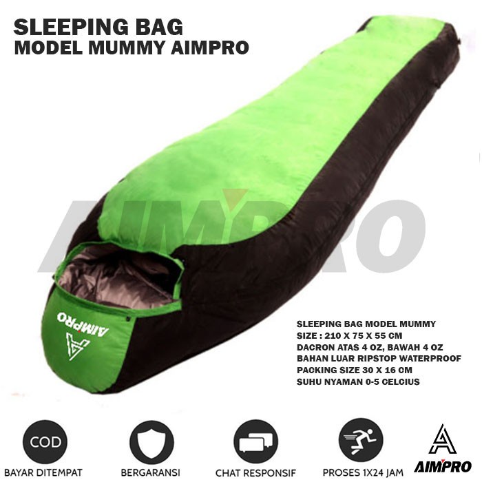 Sleeping Bag Series Mummy Aimpro Original