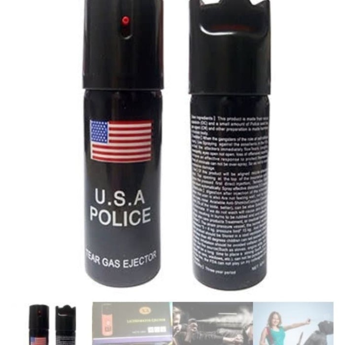 Pepper Spray Usa Police Gas Air Mata Semprotan Merica Self Defense