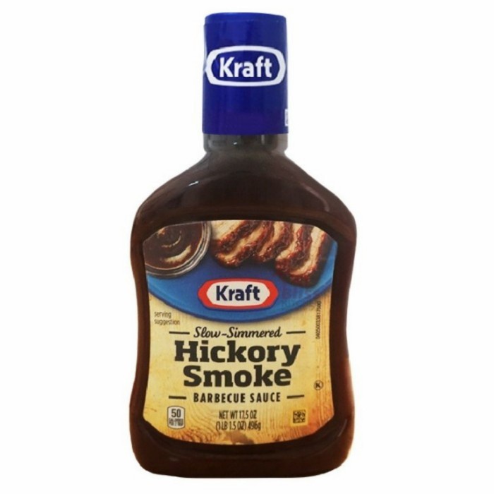 

KRAFT BBQ SAUCE HICKORY SMOKE 17.5oz (496gr)