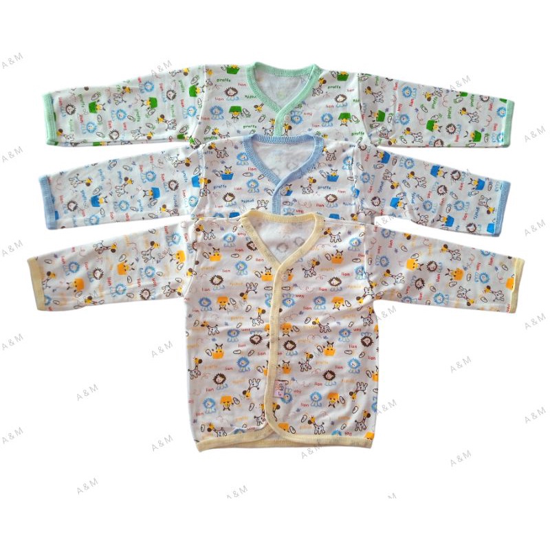 Baju Panjang Bayi / Anak Kancing Depan DDKU Ukuran L