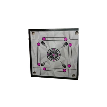 Meja Karambol Ukuran 90x90 Free Kristal + Biji Karambol