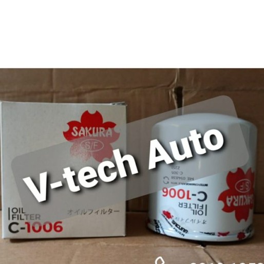 VTAO Filter Oli Oil Filter Mitsubishi PS100 C-1006 C1006 Sakura