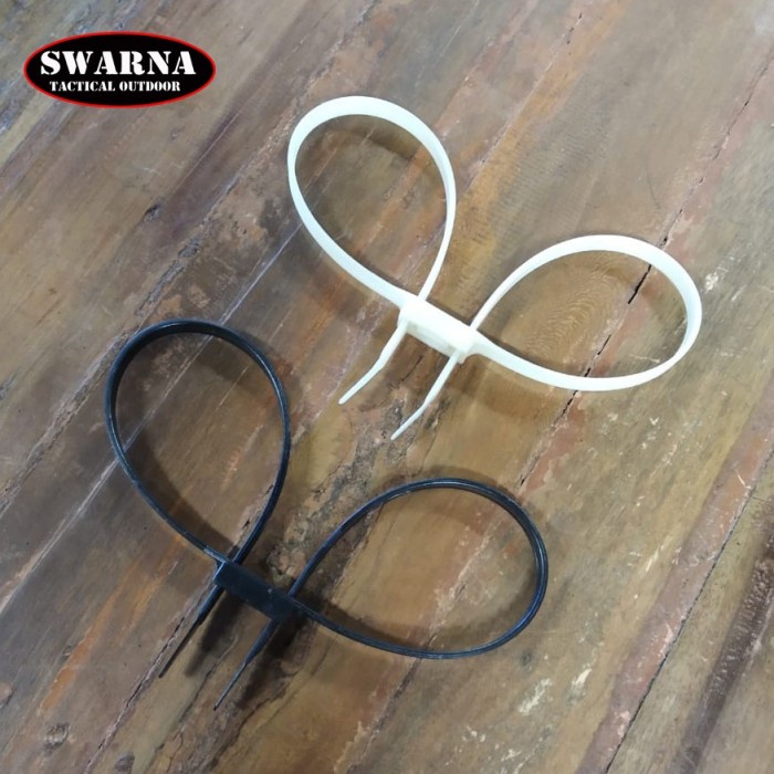 

BORGOL PLASTIK - KABEL TIES HITAM DAN PUTIH 1 PACK (ISI 10 PCS)