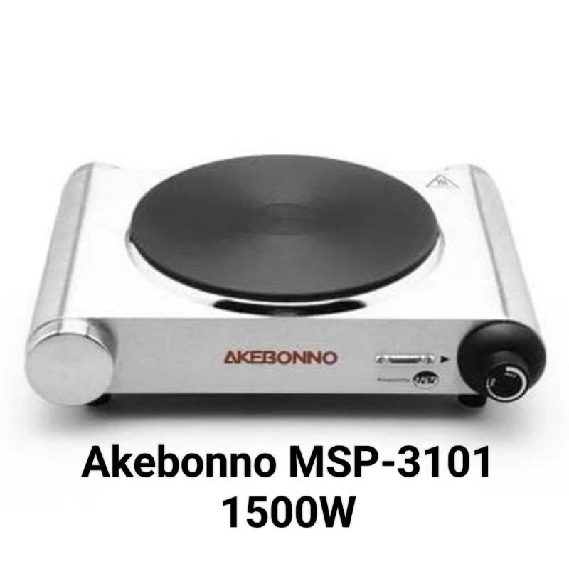 AKEBONNO KOMPOR LISTRIK 1500W MSP 3101 STAINLESS