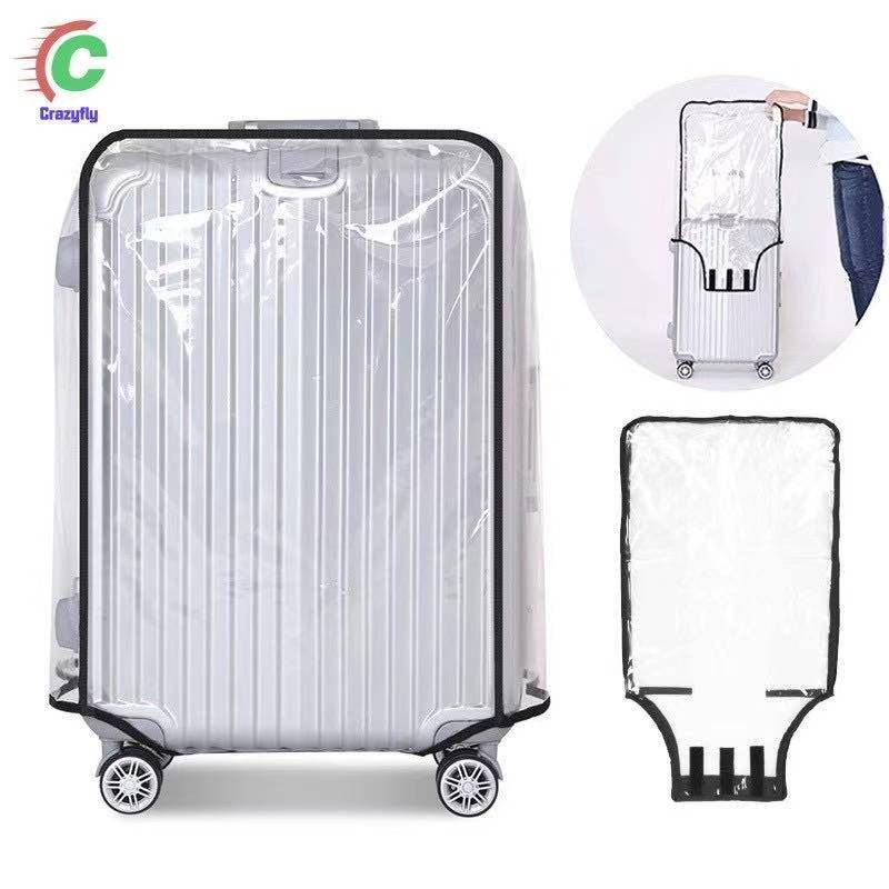 PELINDUNG KOPER ANTI GORES /Grosiran Luggage Cover Transparant Cover Pelindung Koper Transparan ukuran