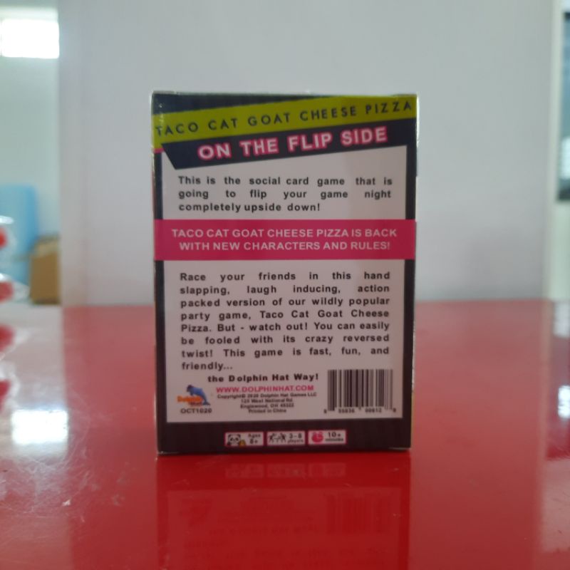 TACO CAT GOAT CHEESE PIZZA FLIP - BOARD GAME - CARDS GAME