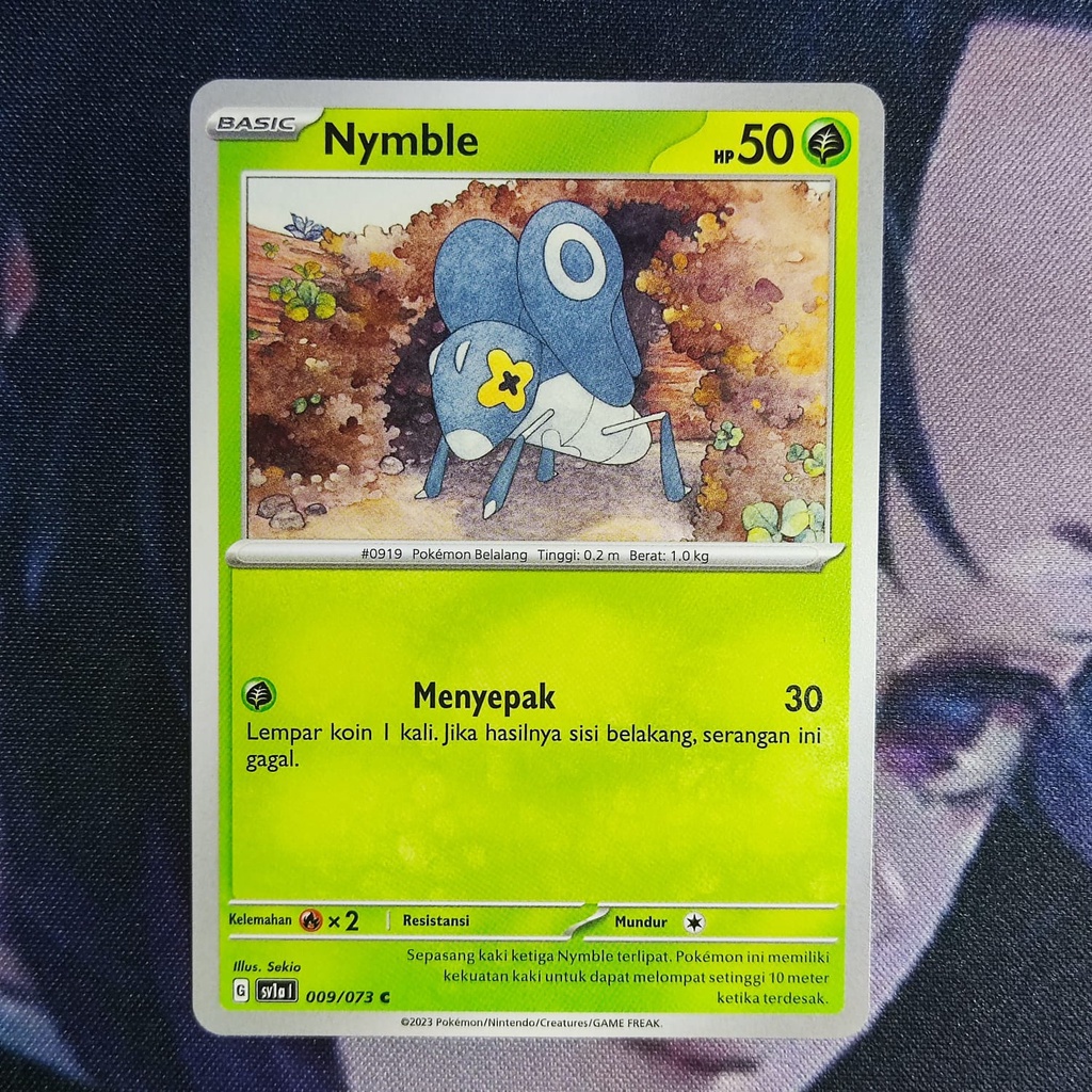 pokemon (ID) nymble - SV1a 009/073 - C