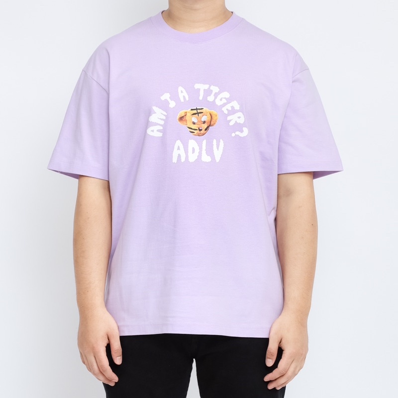 ADLV. Tiger Teddy Bear Doll Light Purple Tee