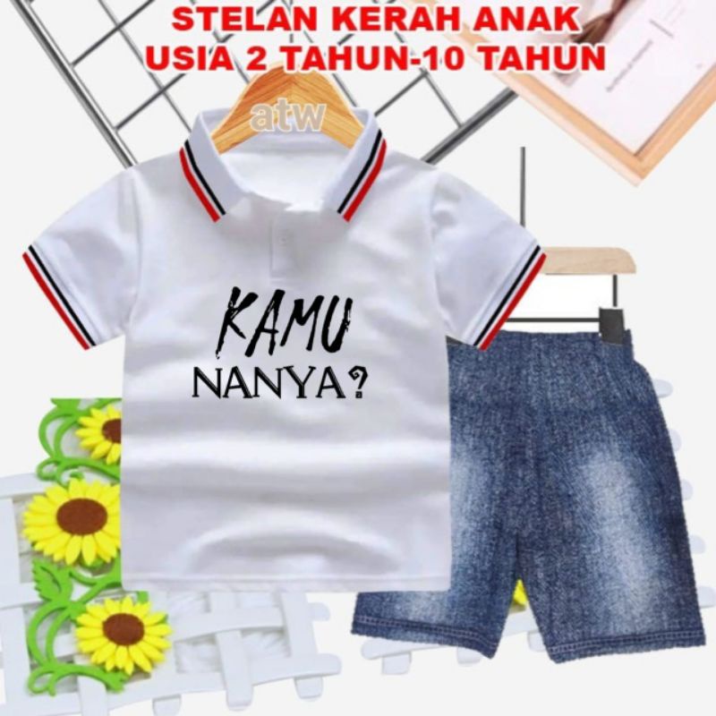 STELAN WANGKY ANAK/CELANA SEMI JEANS USIA 2 THN-10 THN (KAMU NANYA)