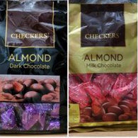 

Checkers Chocolate Almond Whie,Milk n Dark