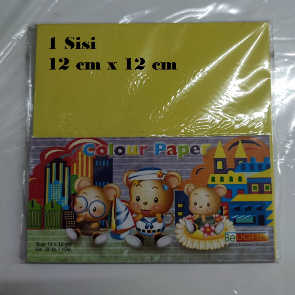 

Kertas Lipat Origami 2 Sisi / 1 Sisi Aneka Warna 12 14 16 CM