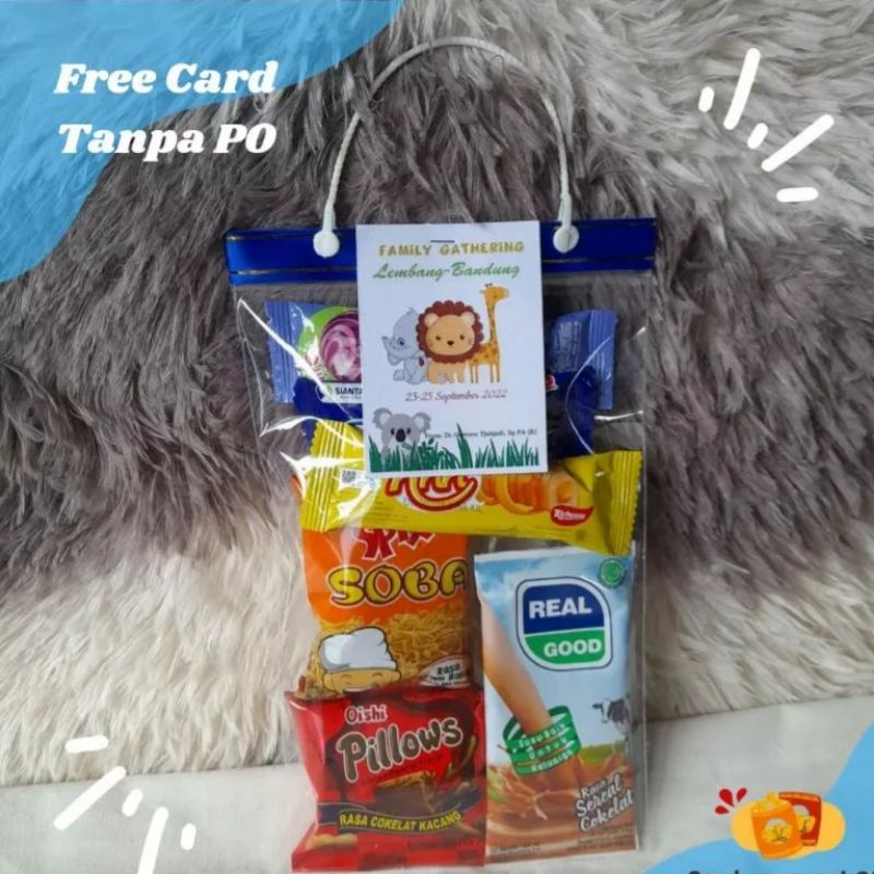 Hampers Snack Ulang Tahun Anak / Bingkisan Ultah ( Paket Ekonomis )