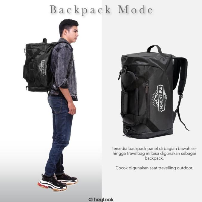 TRAVELBAG ADVENTURE PRIA TRAVEL BAG GYM TAS FITNESS TAS FUTSAL HEYLOOK