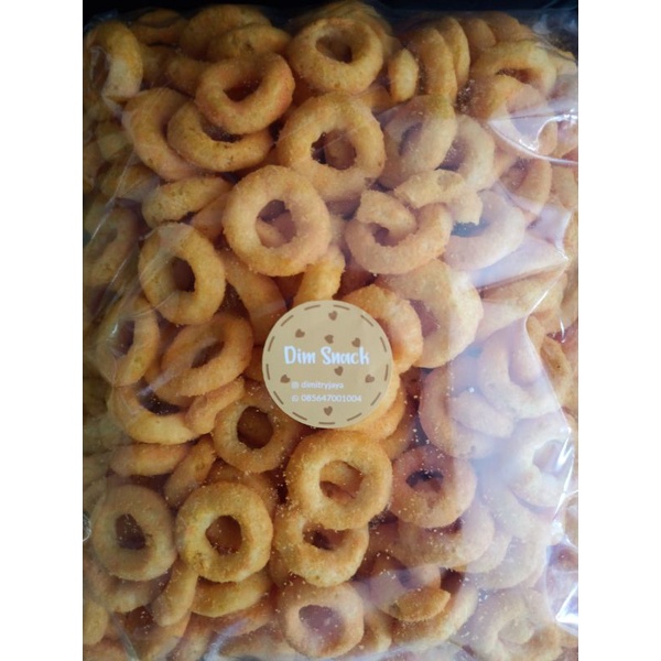 

CHEESE RING 500 GRAM / OLEH OLEH MAGELANG TEMANGGUNG / KERIPIK KRUPUK CEMILAN SNACK