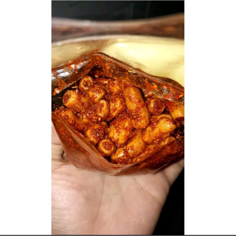 

Makaroni bantat pedas gurih