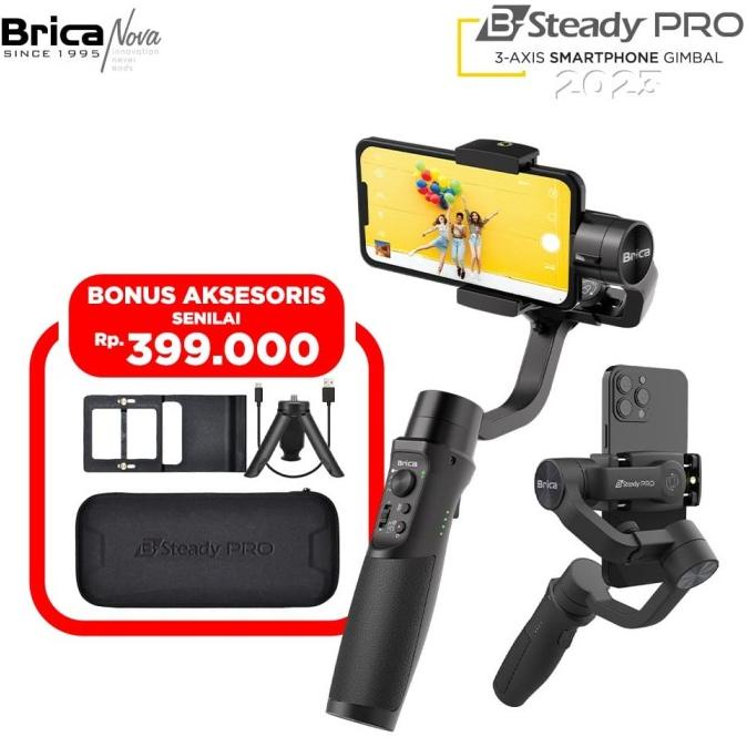 BRICA BSTEADY PRO 2023 B STEADY PRO GIMBAL SMARTPHONE STABILIZER