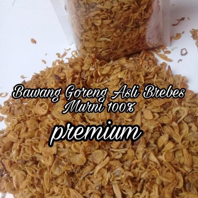 

Bawang Goreng Asli Brebes Murni 100%-500 Gram