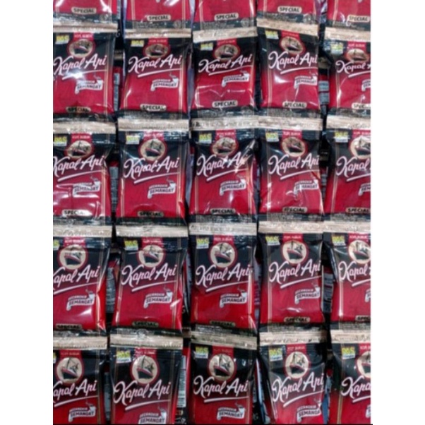 

kopi kapal api mini bubuk tanpa gula 1renteng isi 10 sachet
