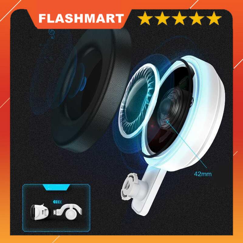 FLASHMART Shinecon VR Box IMAX Giant Screen Virtual Reality Glasses + Headset - SC-G06EB