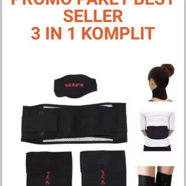 Sabuk Terapi Magnet Sakit Sendi 256 Knee Magnetik Lutut Leher Pinggang
