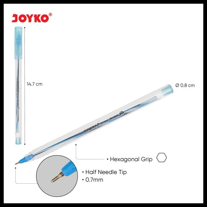 

Ball Pen / Pulpen / Pena Joyko Bp-264 / Spino / 1 Box 12 Pcs / 0.7 Mm