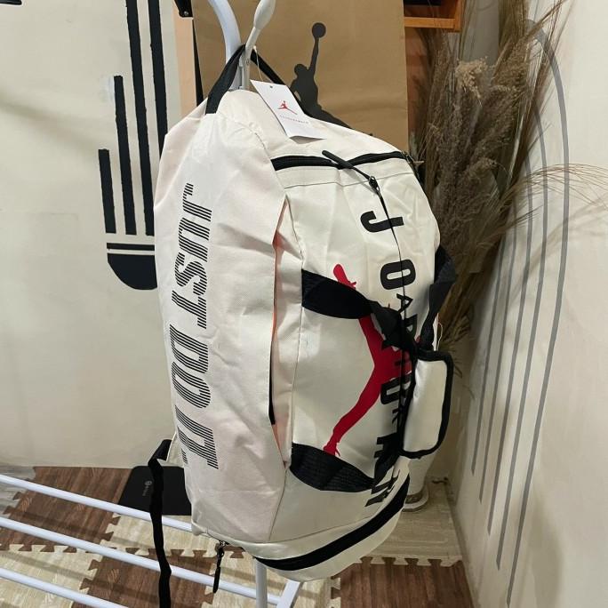 Tas Duffle Bag Ransel NIke Air Jordan Just Do It Original White