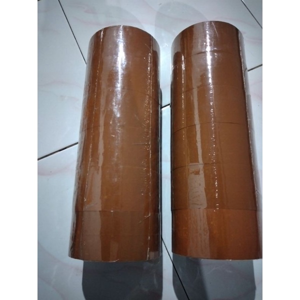 

lakban bening coklat ukuran 45×80 yard