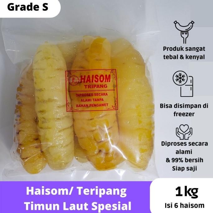 

Promo TERIPANG HAISOM Gosok Spesial 1kg Bangka Belitung Basah Hoisem Tripang