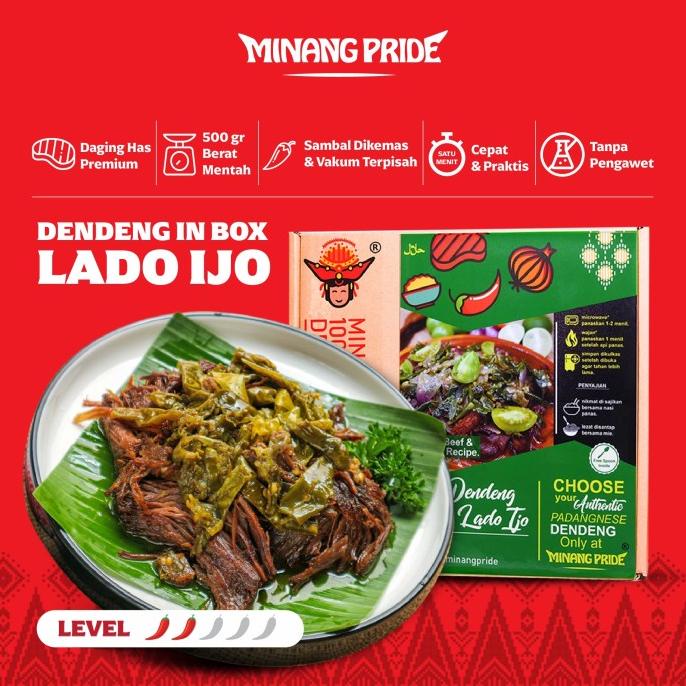 

Promo 500gr Dendeng Sambal Hijau Minang Pride