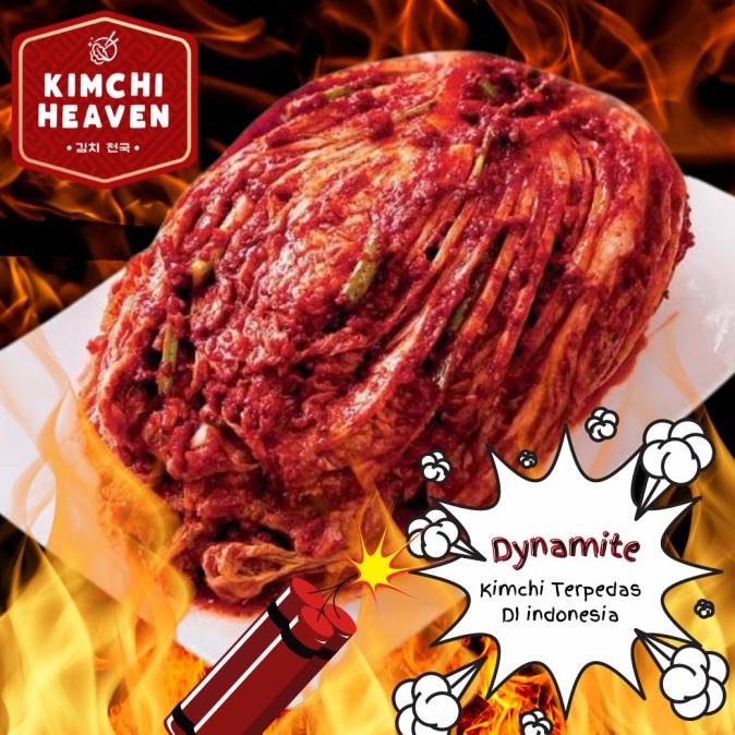 

Promo Dynamite Kimchi 500g Kimchi Korea Terpedas Halal Hot Spicy Korean Food