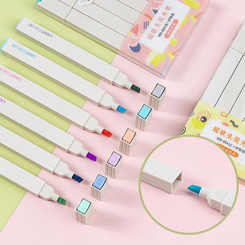 

6pcs Pen Highlighter Morandi Untuk Sekolah