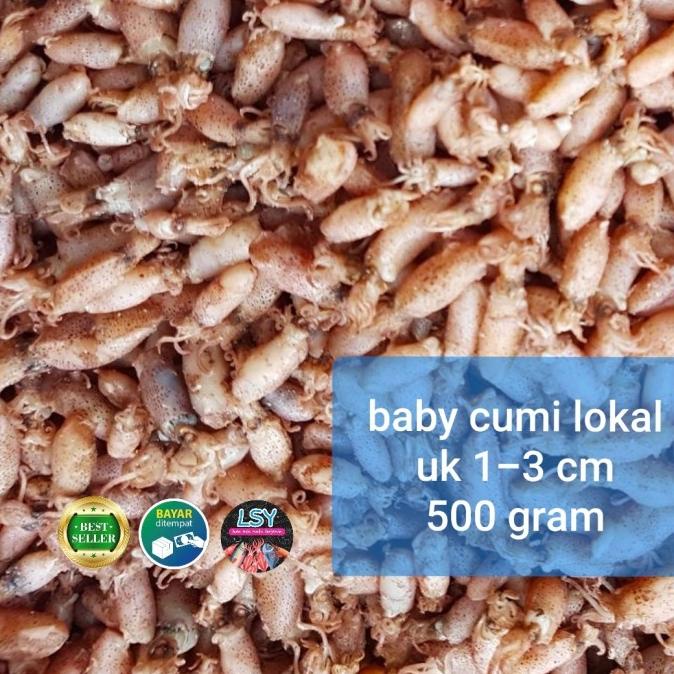 

Promo ikan asin baby cumi super1 500 gram