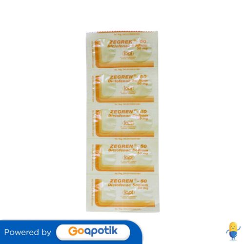 ZEGREN 50 MG STRIP 10 TABLET