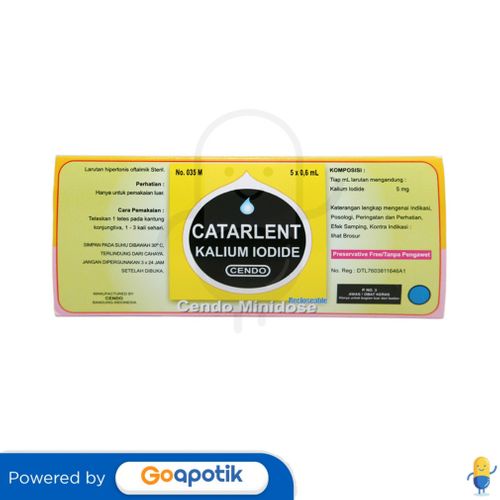 CENDO CATARLENT MINIDOSE 5 X 0.6 ML