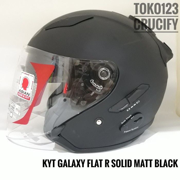 Terlaris Helm Size Xxl Kyt Galaxy Slide Solid Size Xxl