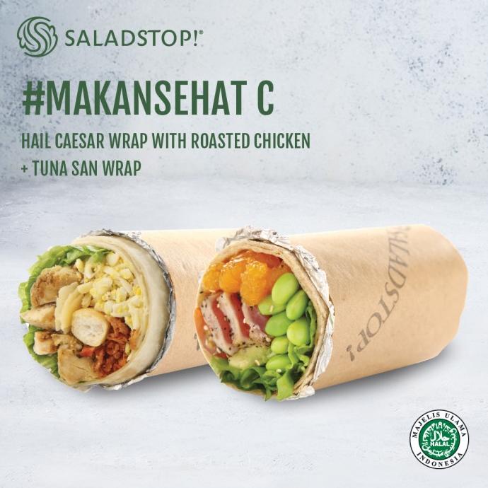 

Promo SaladStop! #MakanSehatDiRumah C Wrap ( Healthy Salad Bundle )