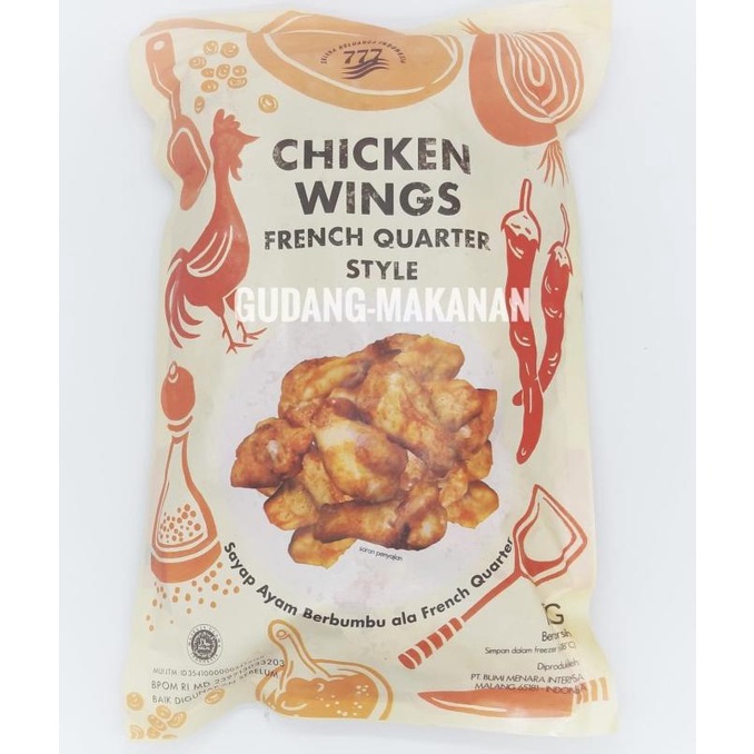 

Promo Chicken Wings French Quarter Style 1 Kg